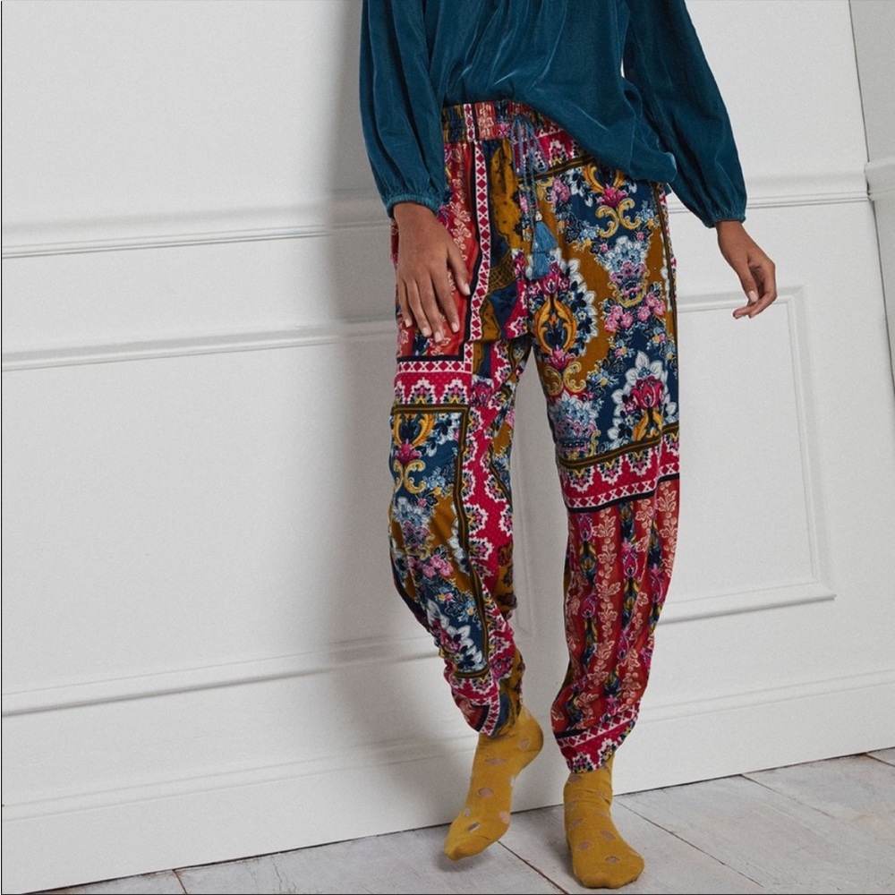 Anthropologie Velvet Pants